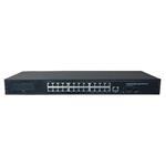 ADEX ADS-224GRP-1PO-2F-RM reversní poe managed switch, 24x Gbit port (1x poe out), 2x SFP, metal