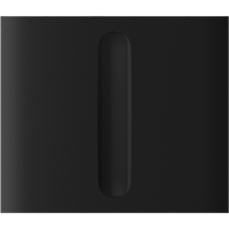 Ajax CenterButton (Dimmer) vertical - Středový kryt stmívatelného tlačítka, vertikální instalace, černá
