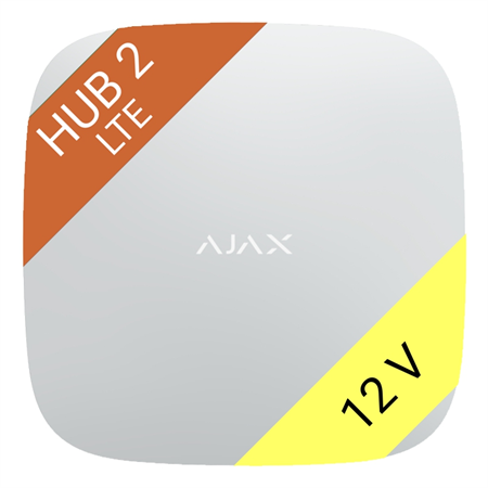 Ajax Hub 2 4G (8EU/ECG) 12 V, bílá