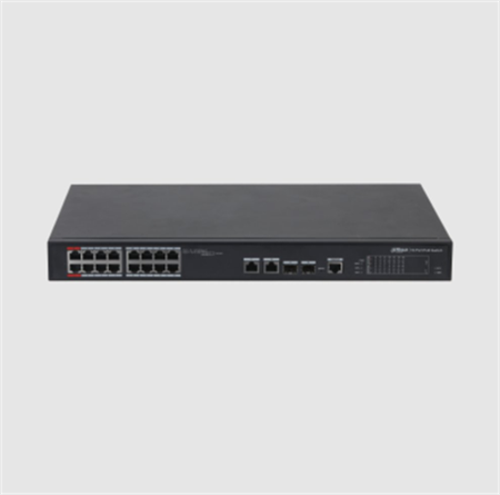 Dahua 16-port PoE switch (Managed, Hi-PoE) PFS4218-16ET-240-V3