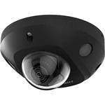 DS-2CD2546G2-IS(2.8mm)(C)(BLACK) 4MPix IP Mini Dome AcuSense kamera; IR 30m, IP67, Audio,