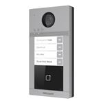 DS-KV8413-WME1/Flush IP dveřní interkom 4-tlač., čtečka karet, 2MPx kamera, WiFi, zápustný