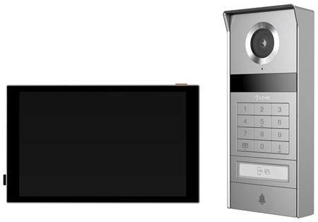 EZVIZ chytrý domácí interkom TP9 Pro/ Wi-Fi/ 4K/ 8" dot. monitor/ videotelefon/ bezdrátový zvonek/ IP65/ černo-stříbrný