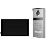 EZVIZ chytrý domácí interkom TP9 Pro/ Wi-Fi/ 4K/ 8" dot. monitor/ videotelefon/ bezdrátový zvonek/ IP65/ černo-stříbrný