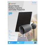 EZVIZ IP kamera EB3 4G kit/ bullet/ 4G/LTE/ 3Mpix/ krytí IP65/ objektiv 2,8 mm/ H.265/ IR až 15m/ šedá + solární panel C
