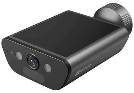 EZVIZ IP kamera EB5 4K/ venkovní/ Wi-Fi/ USB-C/ IP65/ objektiv 2,8mm/ H.265/ IR až 15m/ baterie/ černá