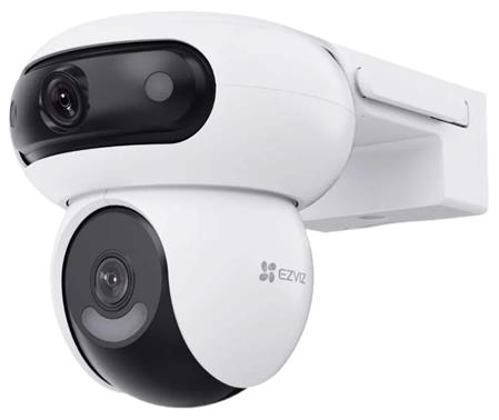 EZVIZ IP kamera H90 2K+/ duální/ PTZ/ Wi-Fi/ 2 x 4Mpix/ krytí IP65/ objektiv 2,8 + 6mm/ H.265/ IR přísvit až 30m/ bílá