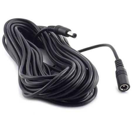 EZVIZ prodlužovací venkovní napájecí kabel k IP kamerám/ 1× DC 5,5 mm male/ 1× DC 5,5 mm female/ délka 10m/ černý
