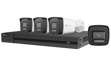 EZVIZ X5K PoE KIT/ bullet/ 8Mpix/ 1x 8CH NVR X5K/ 4x IP kamera H3K/ HDMI/ VGA/ USB/ LAN/ SATA + 2TB HDD