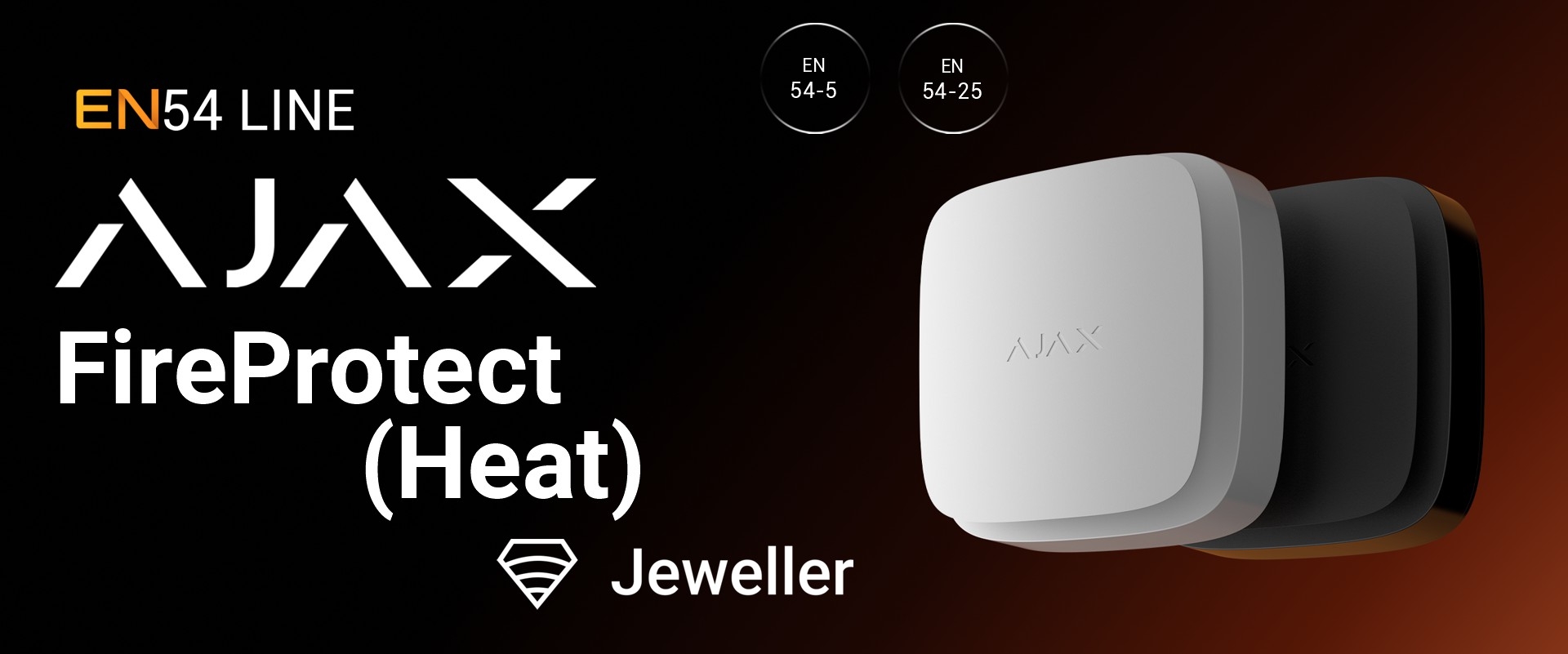 Ajax EN54 FireProtect (Heat) Jeweller