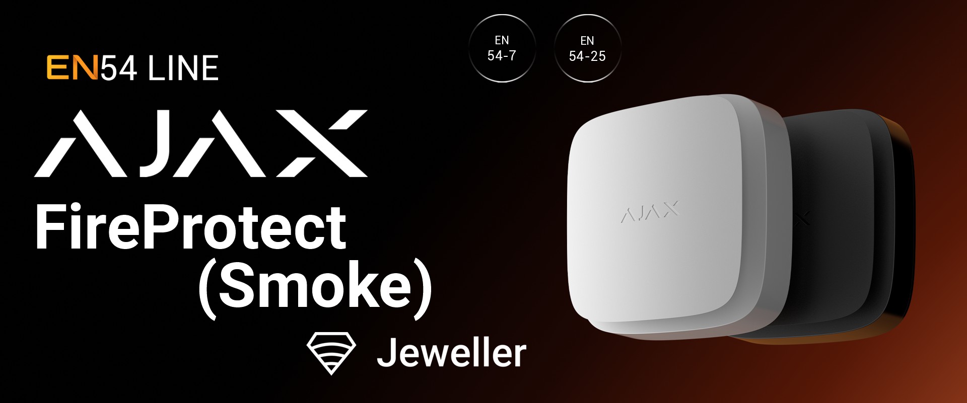 Ajax EN54 FireProtect (Smoke) Jeweller
