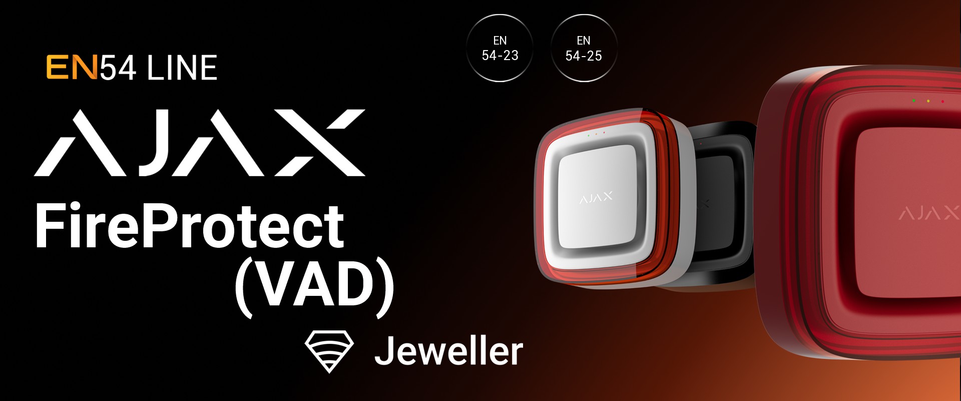 AJAX EN54 FireProtect (VAD) Jeweller