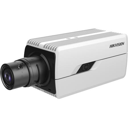 Hikvision 4MPix IP BOX Dark Fihter kamera; P-Iris + ABF, WDR 140dB, Audio, Alarm, Mikrofon
