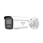 Hikvision 4MPix IP Bullet Hybrid ColorVu AcuSense kamera; LED/IR 60m, WDR 130dB, Audio, Alarm, IP67, blikač