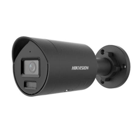 Hikvision 4MPix IP Bullet Smart Hybrid Light AcuSense kamera; LED/IR 40m, WDR 130dB, IP67, blikač, černá