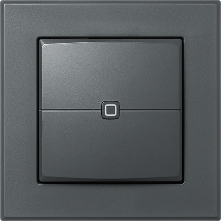 Homematic IP Nástěnný dálkový ovladač - 2 tlačítka, antracit - HmIP-WRC2-A-2