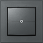 Homematic IP Nástěnný dálkový ovladač - 2 tlačítka, antracit - HmIP-WRC2-A-2