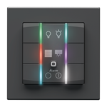 Homematic IP Nástěnný dálkový ovladač - 6 tlačítek, 230 V, antracit - HmIP-WRC6-230-A