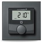 Homematic IP Nástěnný termostat se senzorem vlhkosti, antracit - HmIP-WTH-A