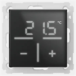 Homematic IP Skleněný nástěnný termostat, černý - HmIP-WGT-A