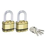 Mosazný visací zámek Master Lock Excell - 50mm (2 ks / blistr)