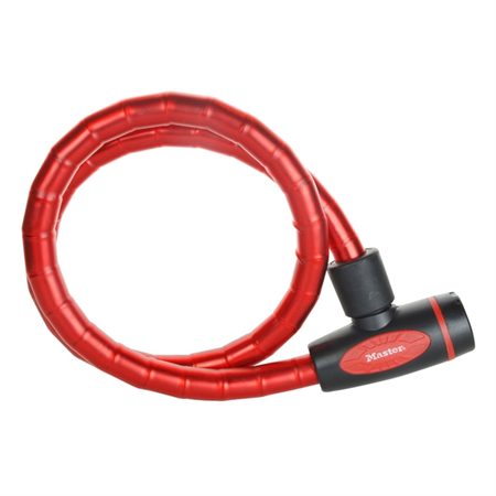 Panceřované lanko na kolo Master Lock 8228EURDPRO_red
