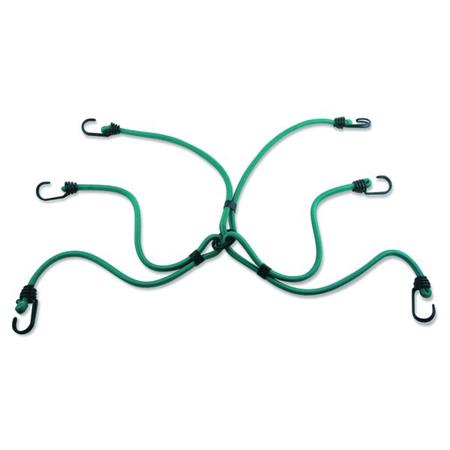 Propojené upínací gumy s háčky Master Lock (3 ks / balení)