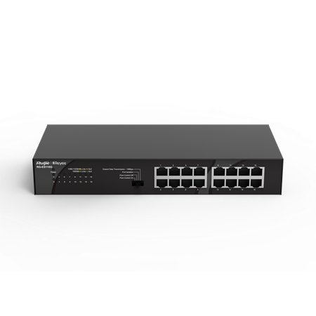 Reyee RG-ES116G, 16-Port 10/100/1000 Mbps Desktop Switch