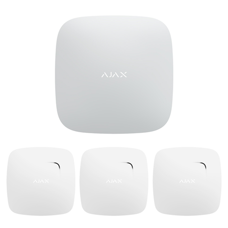 SET Ajax požární ochrana 4G, bílá