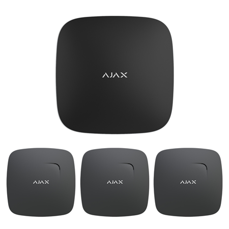 SET Ajax požární ochrana 4G, černá