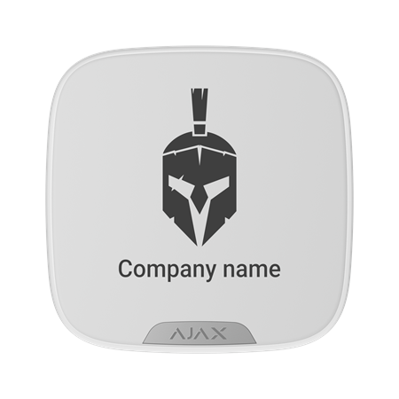 SET Ajax Superior StreetSiren DoubleDeck + Brandplate, bílá