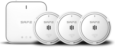 SET FIRE BASIC PLUS - 1x SAFE50HUB-WRF, 3x SAFE10Y30-RF