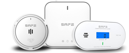 SET FIRE & CO - 1x SAFE50HUB-WRF, 1x SAFE10Y30-RF, 1x SAFE10YDCO-RF