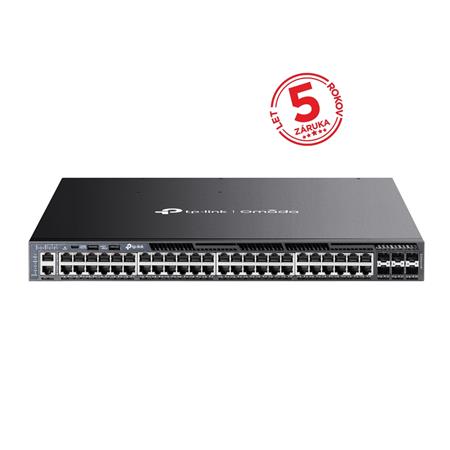 TP-Link TL-SG6654XHP Omada 52 portový L3 PoE+ switch