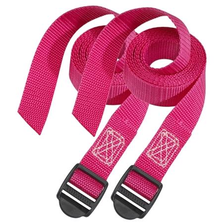 Upínací popruhy Master Lock - 250 cm (2 ks/blistr) - růžový