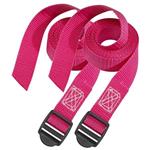 Upínací popruhy Master Lock - 250 cm (2 ks/blistr) - růžový
