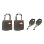 Visací zámek Master Lock TSA - šedý (2 ks / blistr)