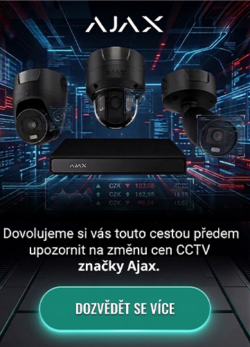 Změna cen AJAX CCTV